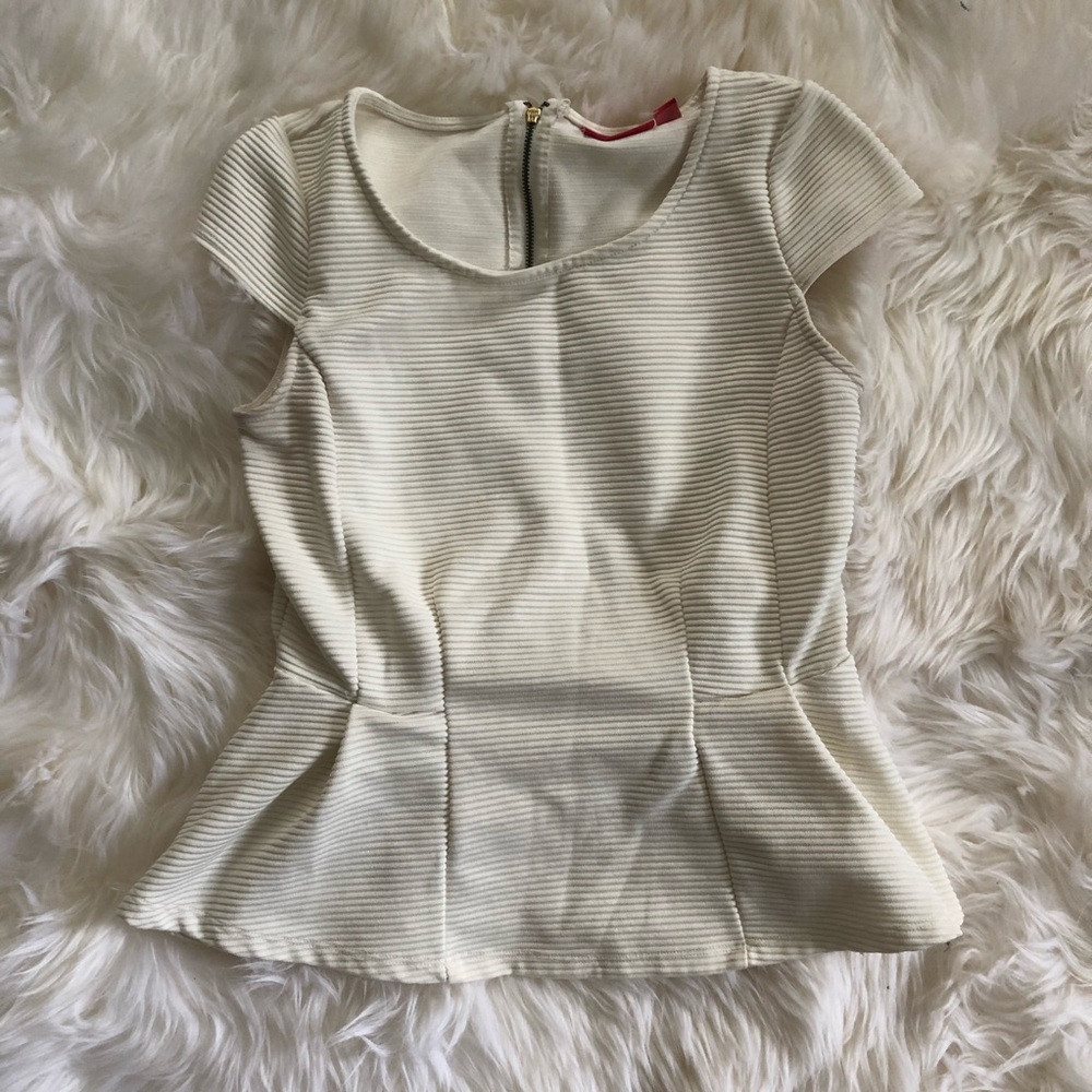 Elle Peplum Top